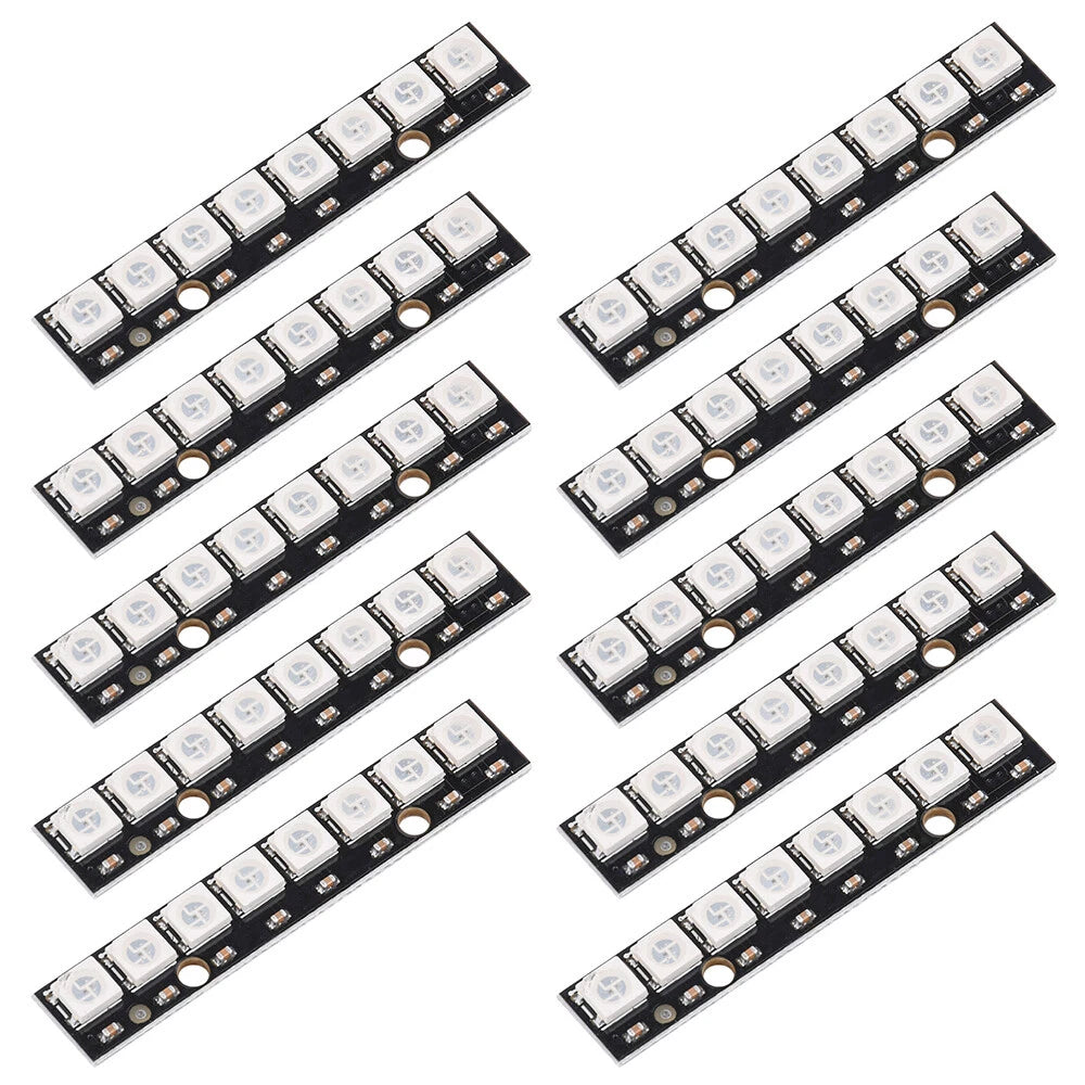 10X Ws2812 5050 Rgb Led Lamp Panel Module 8-Bit Rainbow Led Precise For Arduino