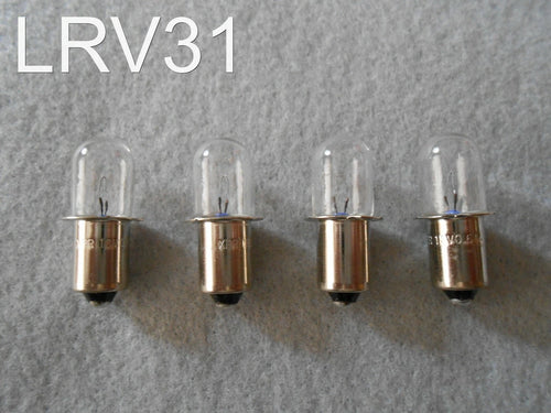 (4) Craftsman 18V Volt Flashlight Replacement Xenon Bulb / Replaces 981258.001