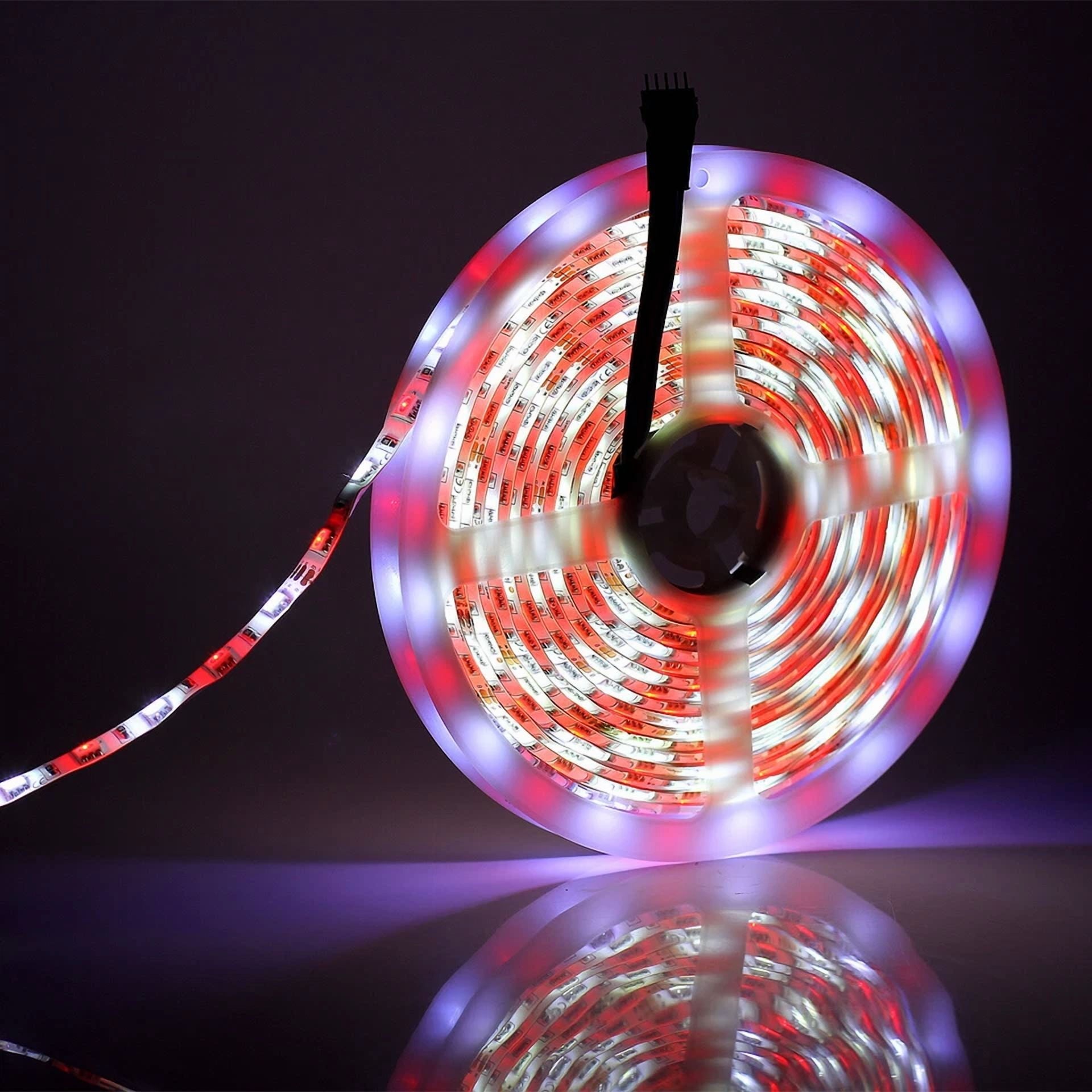 16.4Ft 5M 300 Leds 5050 Rgbw Rgb+Cool White Led Strip Light 5 Pin Waterproof