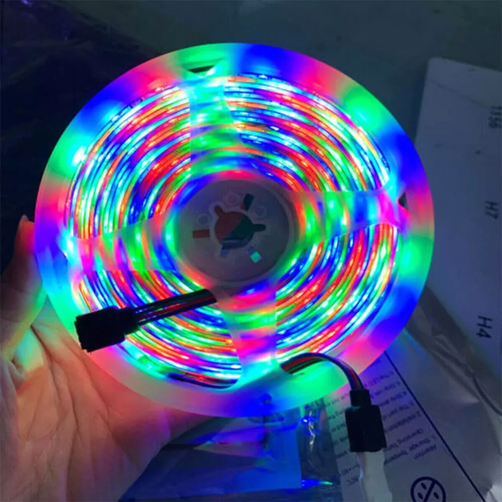 16Ft Flexible 3528 Rgb Led Smd Strip Light Remote Fairy Lights Room Tv Party Bar