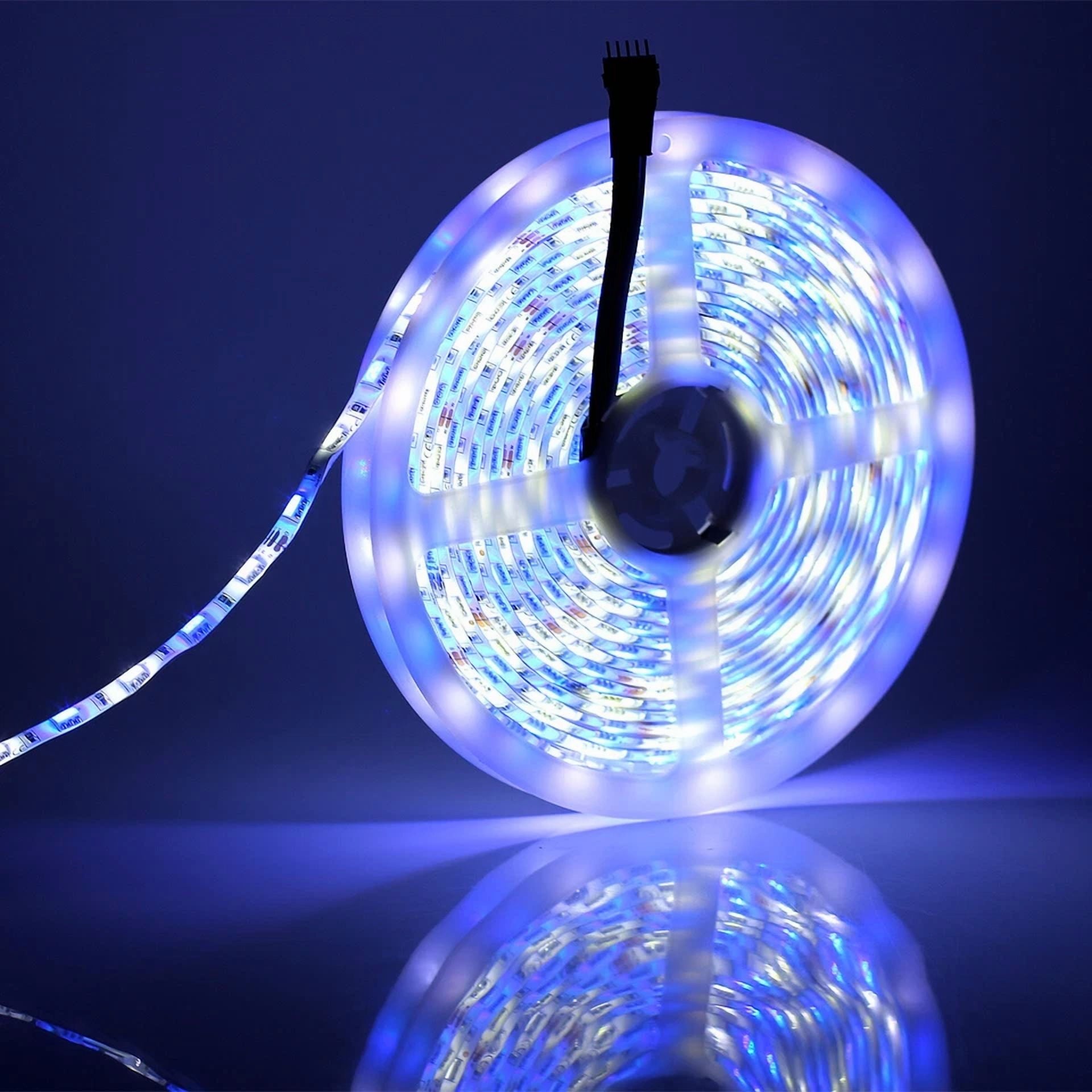16.4Ft 5M 300 Leds 5050 Rgbw Rgb+Cool White Led Strip Light 5 Pin Waterproof